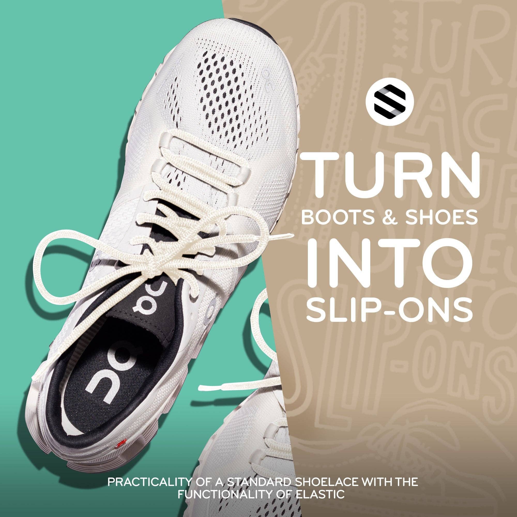 The Original Stretchlace - Wholesale Schoenveters - Uniseks - Ronde Elastische Rekbare Schoenveters34