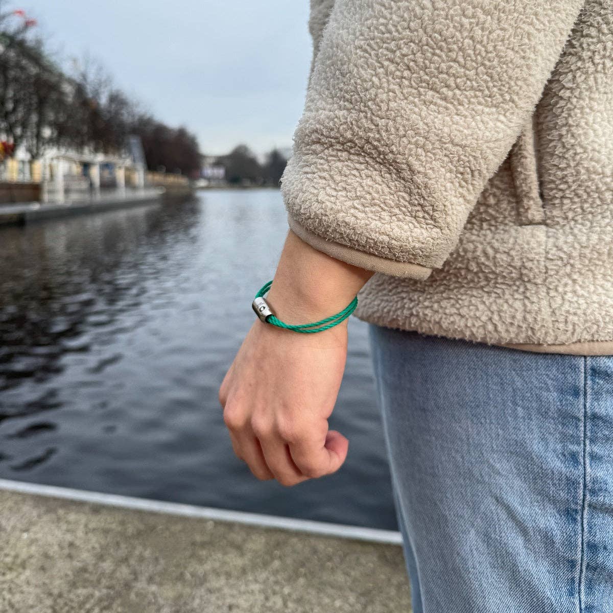 BRACENET - Wholesale Woven/Braided Bracelet - Healthy Seas X Ithaca Island Bracenet from fishing net4