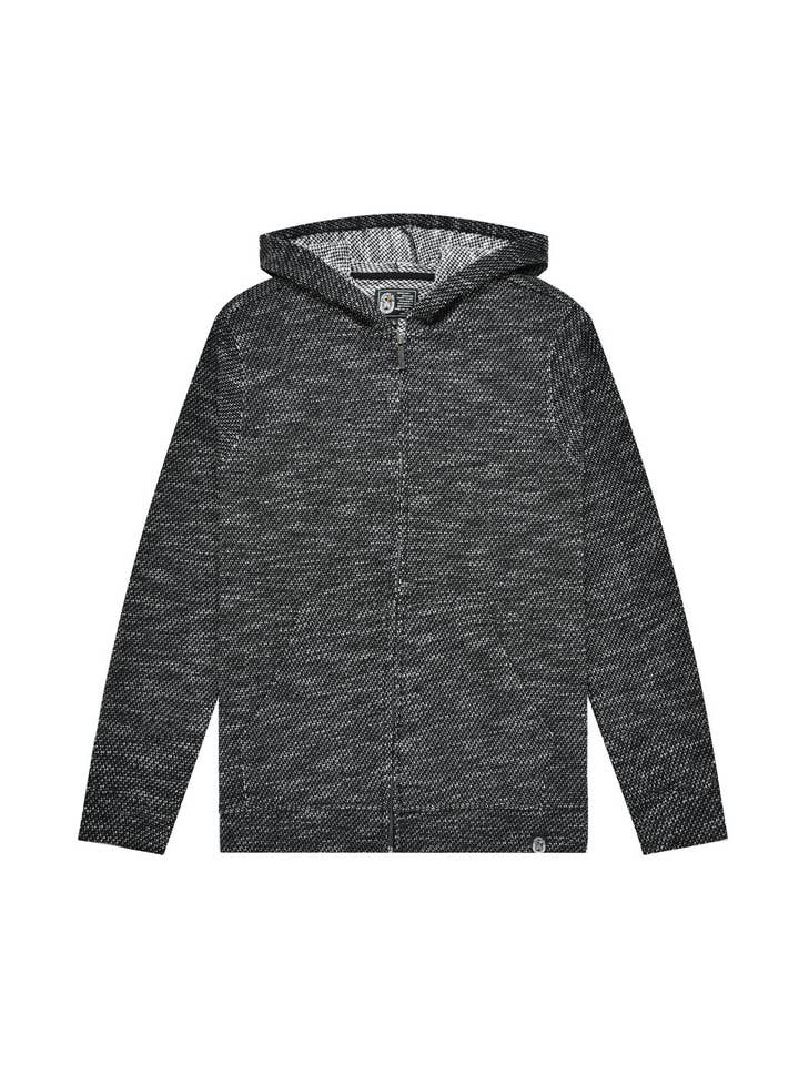 Strikket hættetrøje med lynlås til mænd for engroshandel hos Scorpion Bay