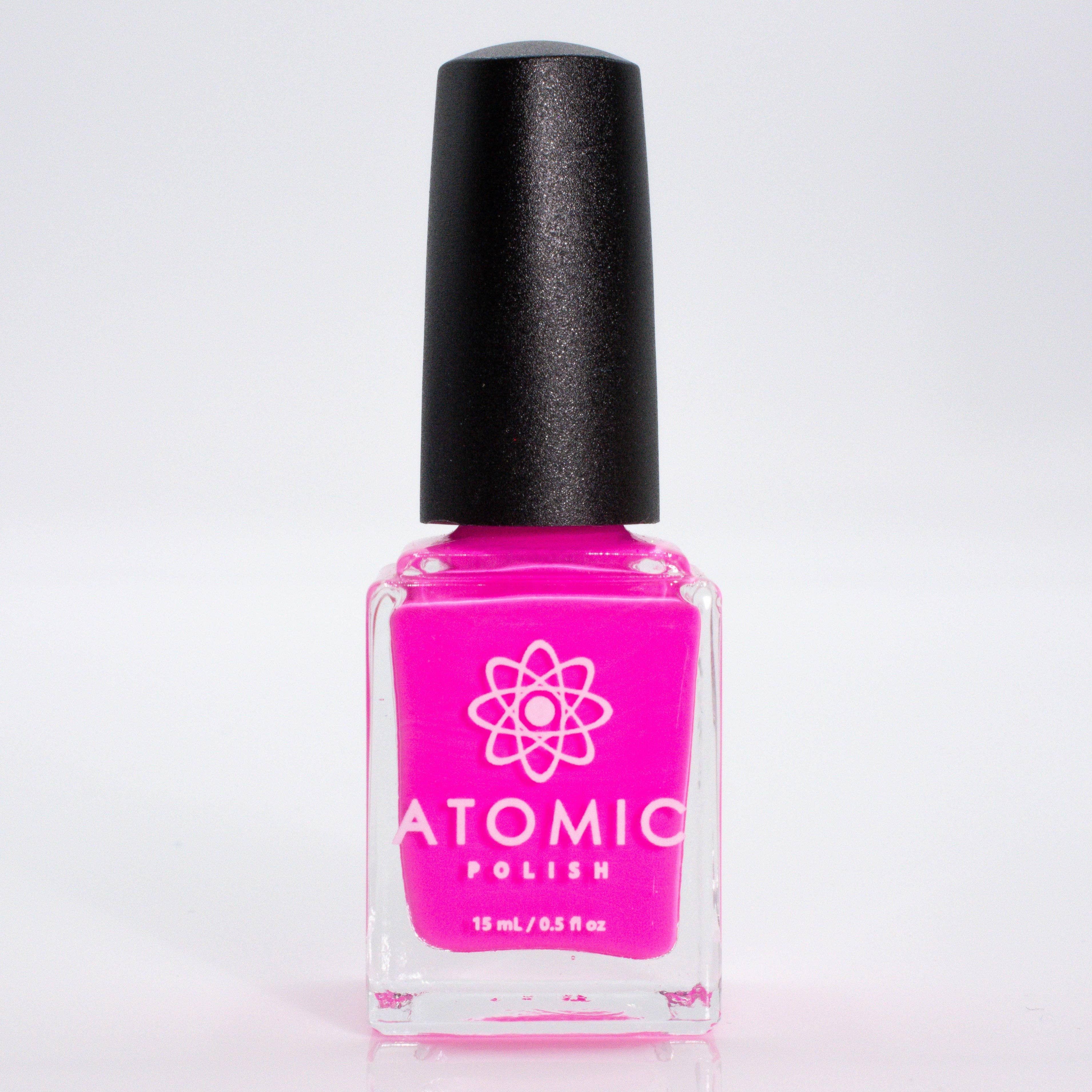 Atomic Polish – Esmalte por atacado – Esmalte Neon Creme Rosa Quente Pastel (Ne)5