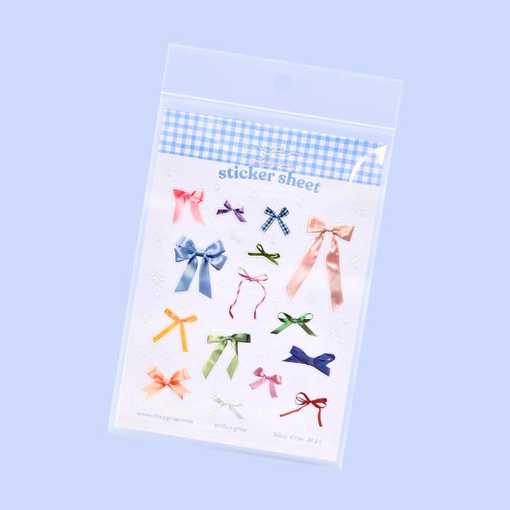 Ribbon Bues klisterark for engroshandel hos Riley Grae