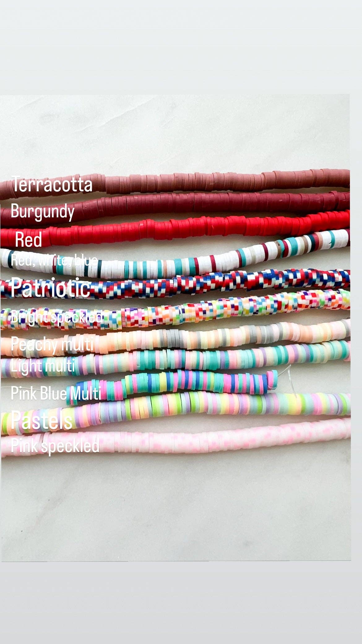 Taylor Toms Designs - Wholesale Beaded Bracelet - Gold Accent Clay Beaded Bracelet4