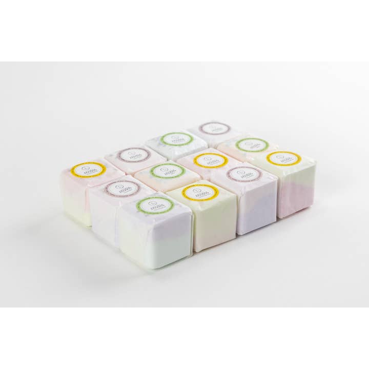 Lizush Creations - Wholesale Shower Steamer/Bomb - wholesale -  BULK 40 Natural shower steamers - Try 10 of each scent - white lable or with Lizush scent sticker1