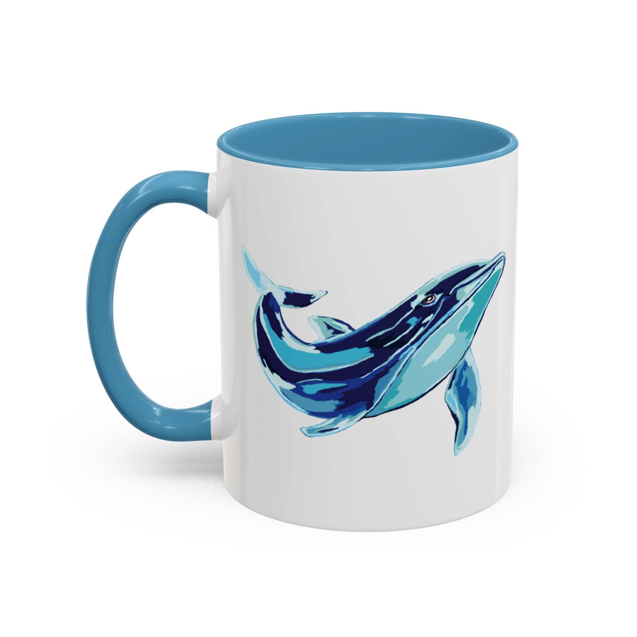 Blue Cava – Großhandel Kaffeebecher – Blauwal Ozeanleben Zwei-Ton Keramik Kaffeetasse - 11 oz & 15 oz45