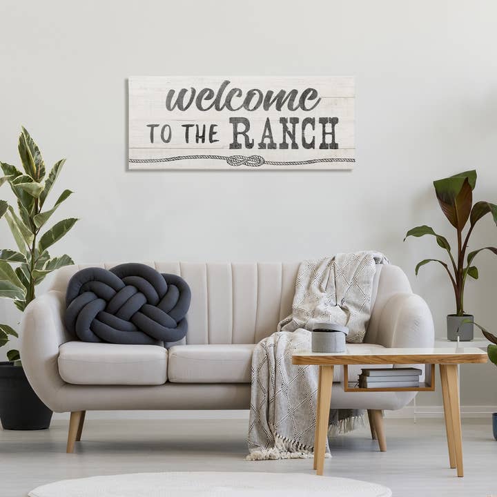 Stupell Industries - Wholesale Wall Sign - Welcome to the Ranch - Unframed Wall Art9