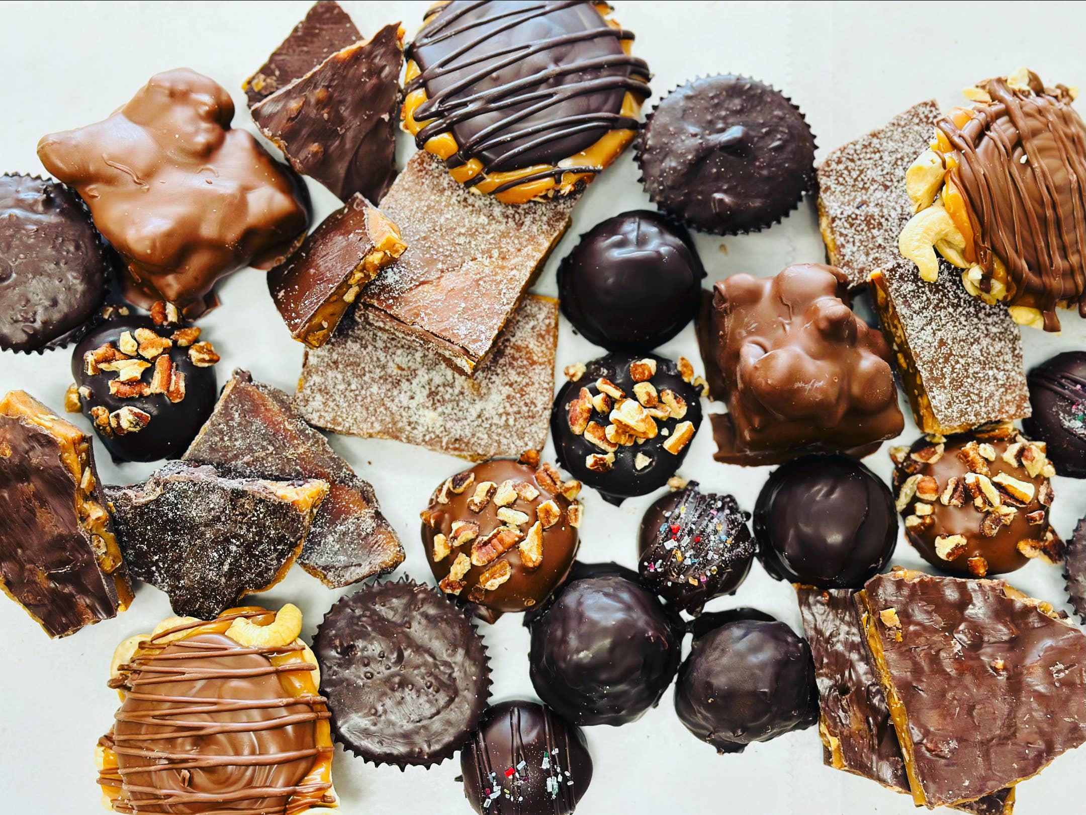 Carolina Candy Company - Wholesale Chocolate Covered Sweets - 4pc assorted gourmet chocolate box 2