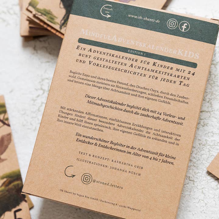 Oh Shanti – Großhandel Adventskalender – Mindful Adventskalender für Kinder