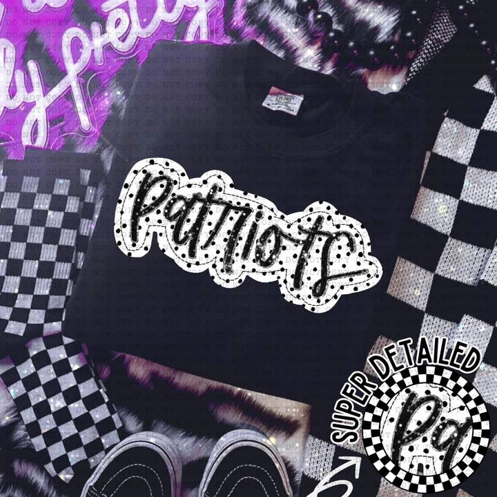 Simple Tymes – Engroshandel Sublimationstryk – Dotted Applique Teams DTF-print45