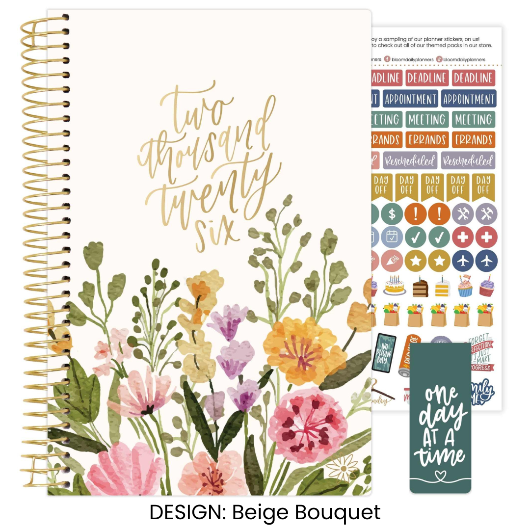 bloom daily planners - Wholesale Planner - 2026 Soft Cover Planner - 5" x 8" size0