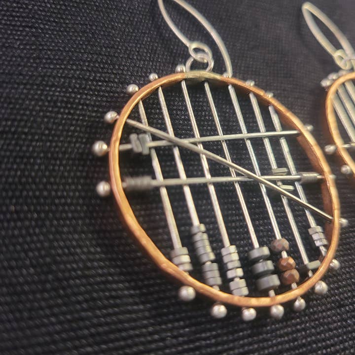 Dream Catcher Earrings for wholesale by JL Merrill Metalworks