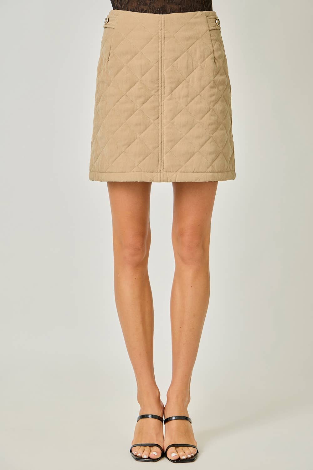 Mystree - Vendita all'ingrosso Gonna - Donna - 61256 Gonna Mini Trapuntata1