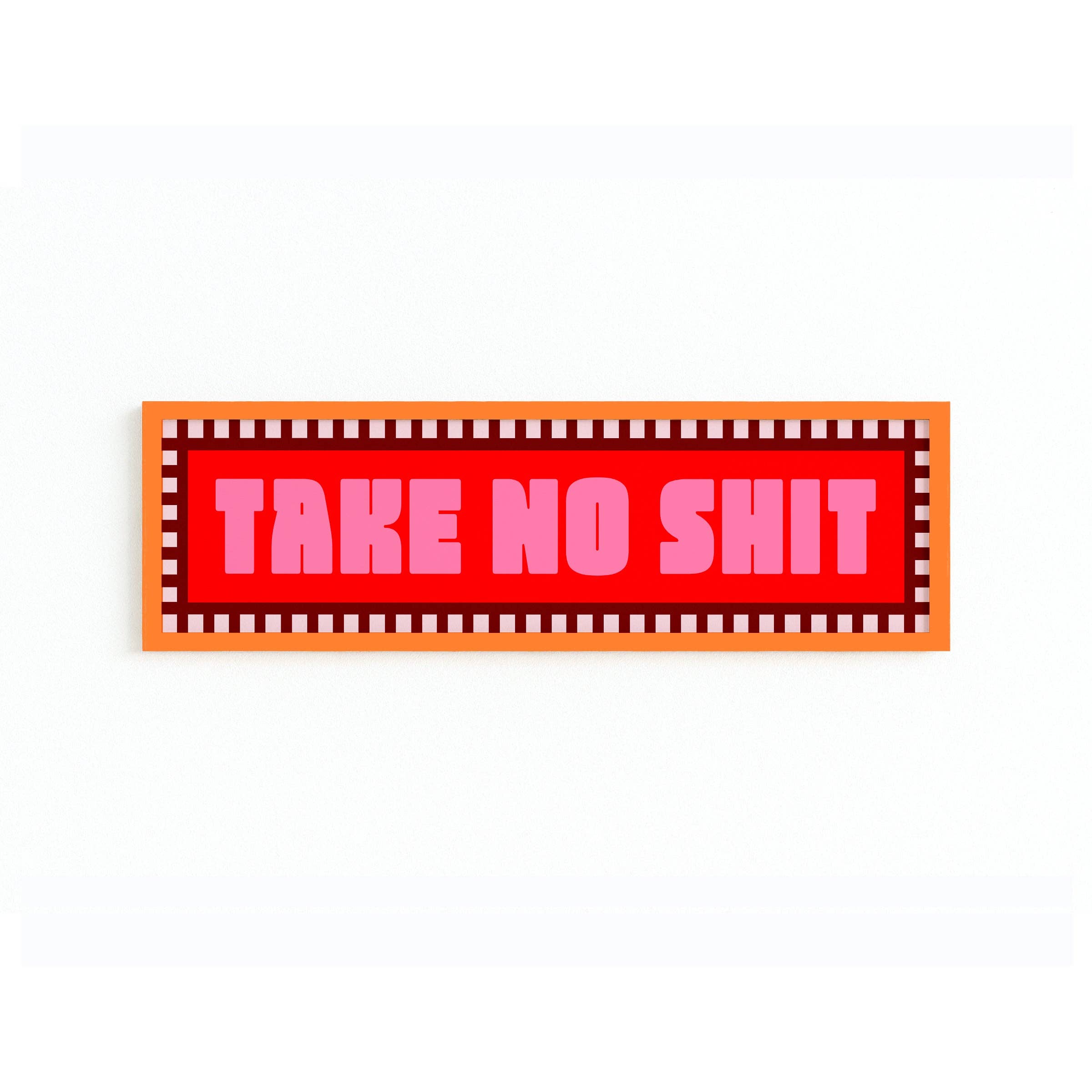 Maddison Ball Creative - Wholesale Art Print - Take No Shit Panoramic Framed Print7