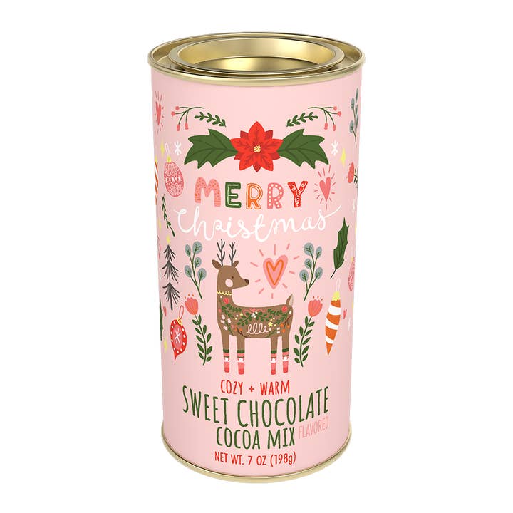McSteven's - Wholesale Hot Cocoa Mix/Kit - Christmas Deer Sweet Chocolate Cocoa (7oz Tins)0