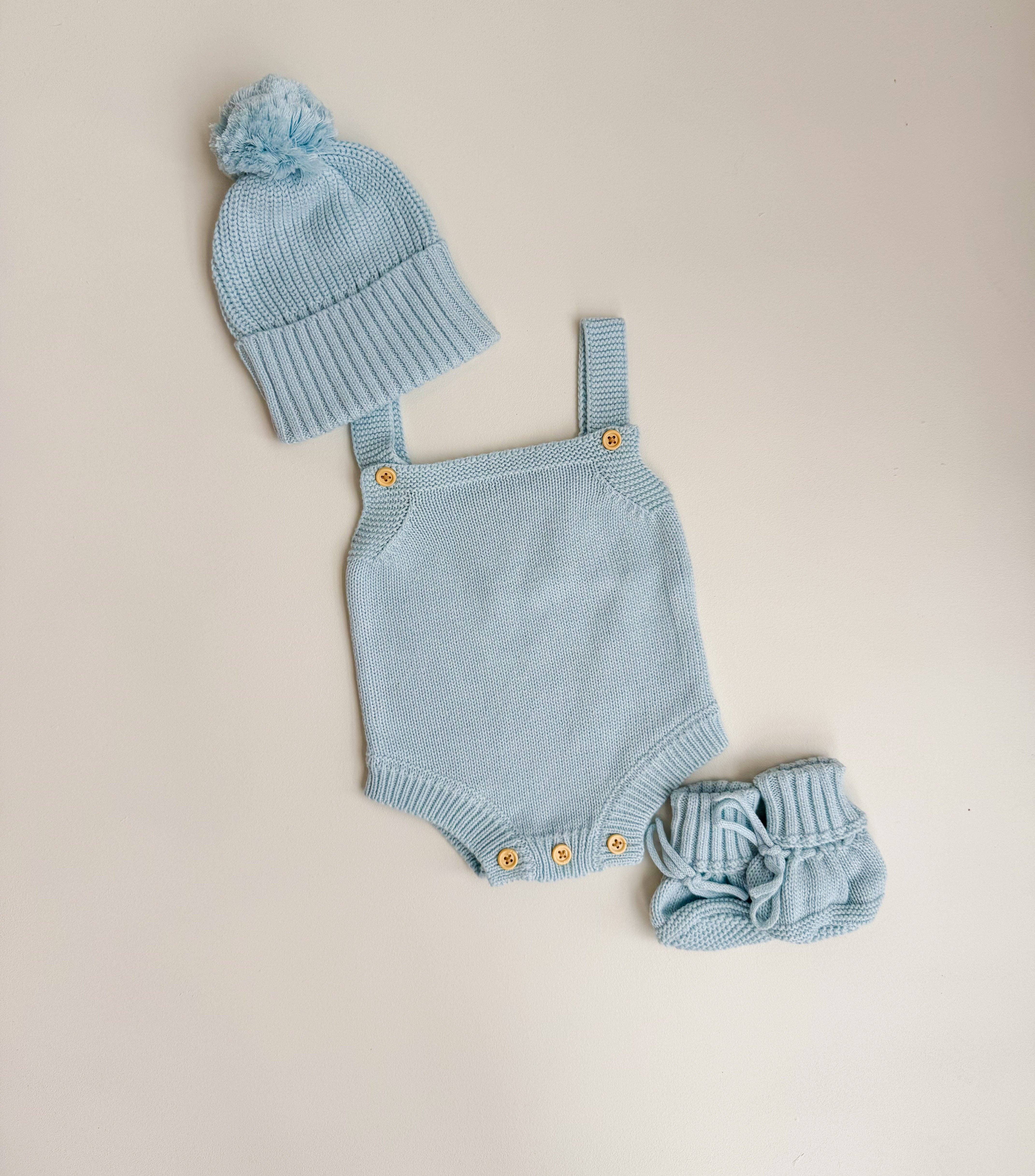 Petite + Co – Großhandel Stiefeletten – Babys – MANSCHETTE NEUGEBORENEN SPITZENSTIEFELCHEN - BABYBLAU1