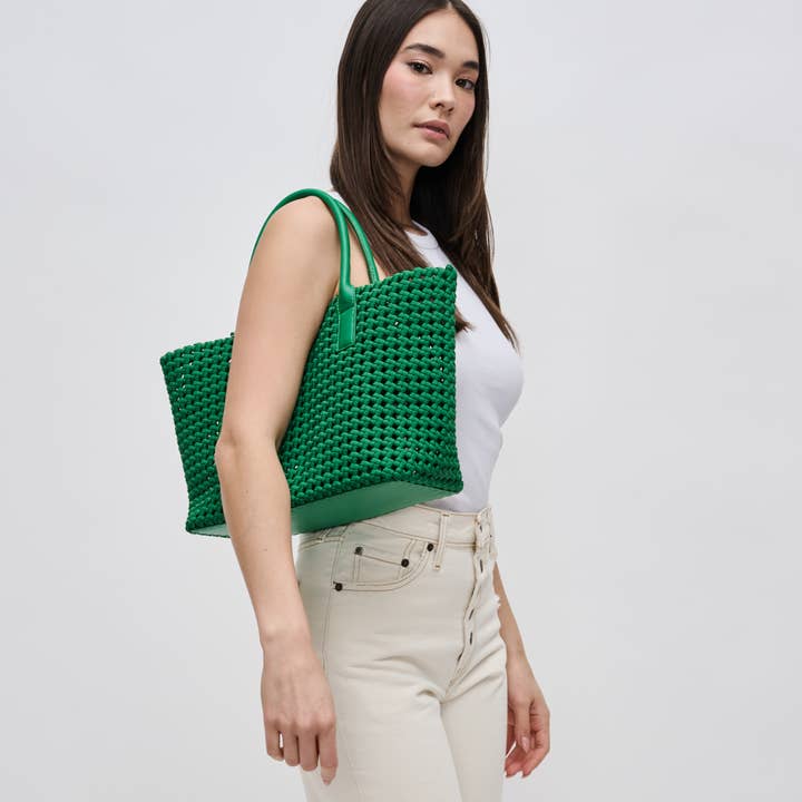 Sol and Selene - Wholesale Tote Bag - Women's - Solstice - Medium Hand Woven Knot Tote