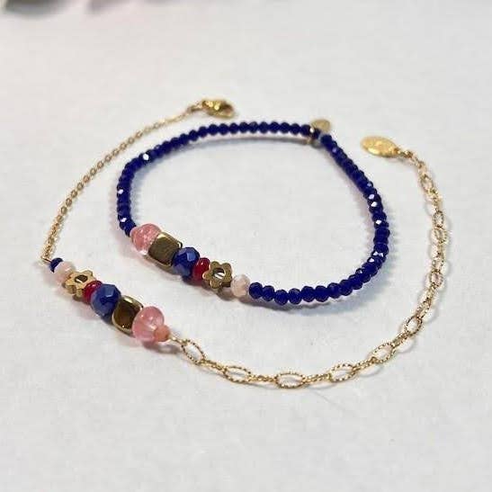 Set of 2 Alba Bracelets for wholesale by Miss Pompom