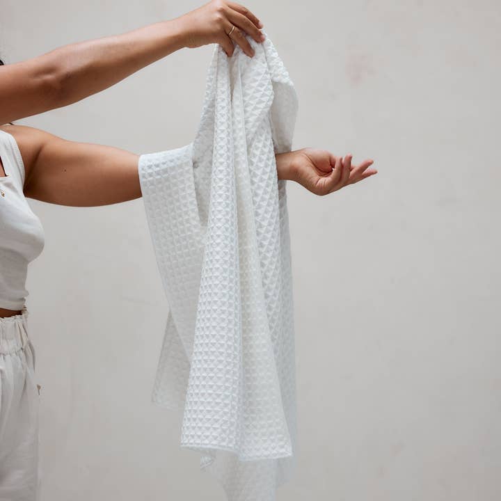 Geometry – wholesale Bath towel – Cloud Waffle Bath Towel3