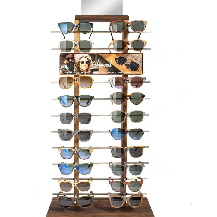 20pc Shwood Eyewear Display for wholesale by Shwood Eyewear