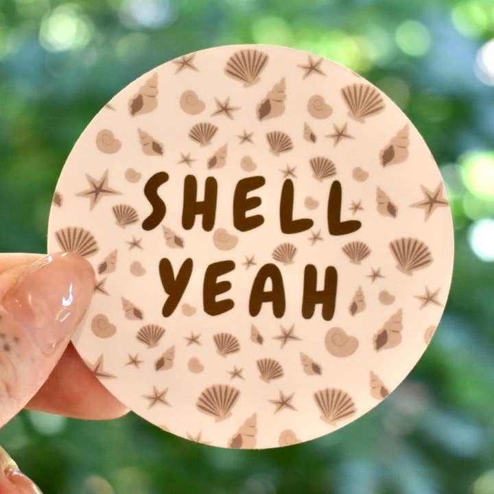 Shell Yeah Sticker for wholesale by Revel Sun Hawai'i