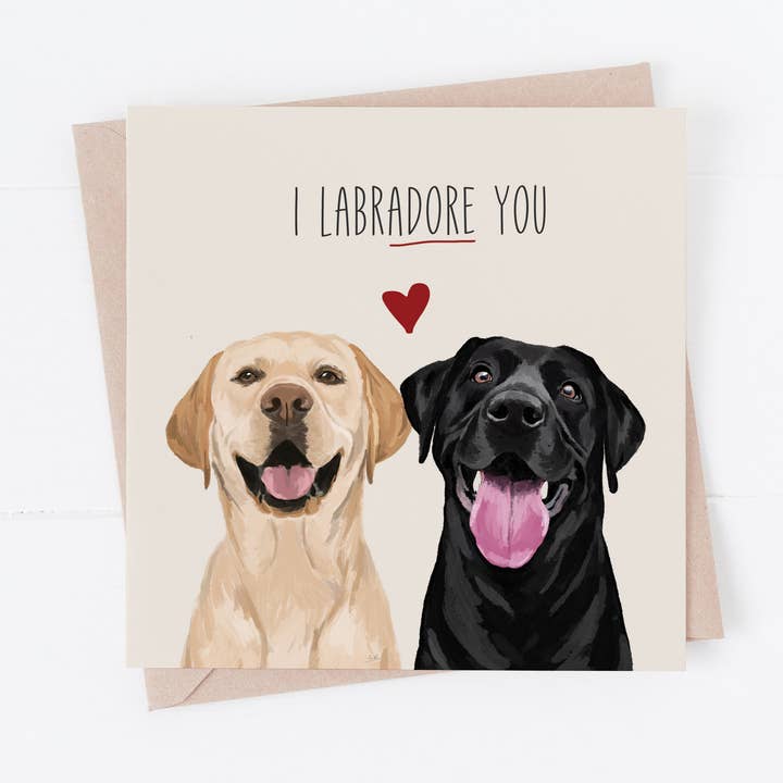 Carte Labradore You Dog pour la vente par Richarts Designs