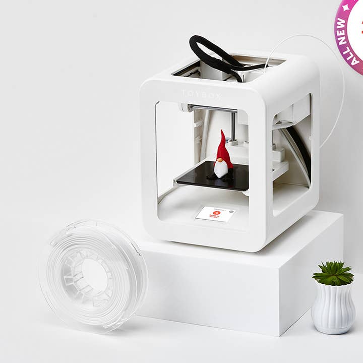 Toybox Alpha Three Starter 3D Printer Bundle for wholesale by Toybox