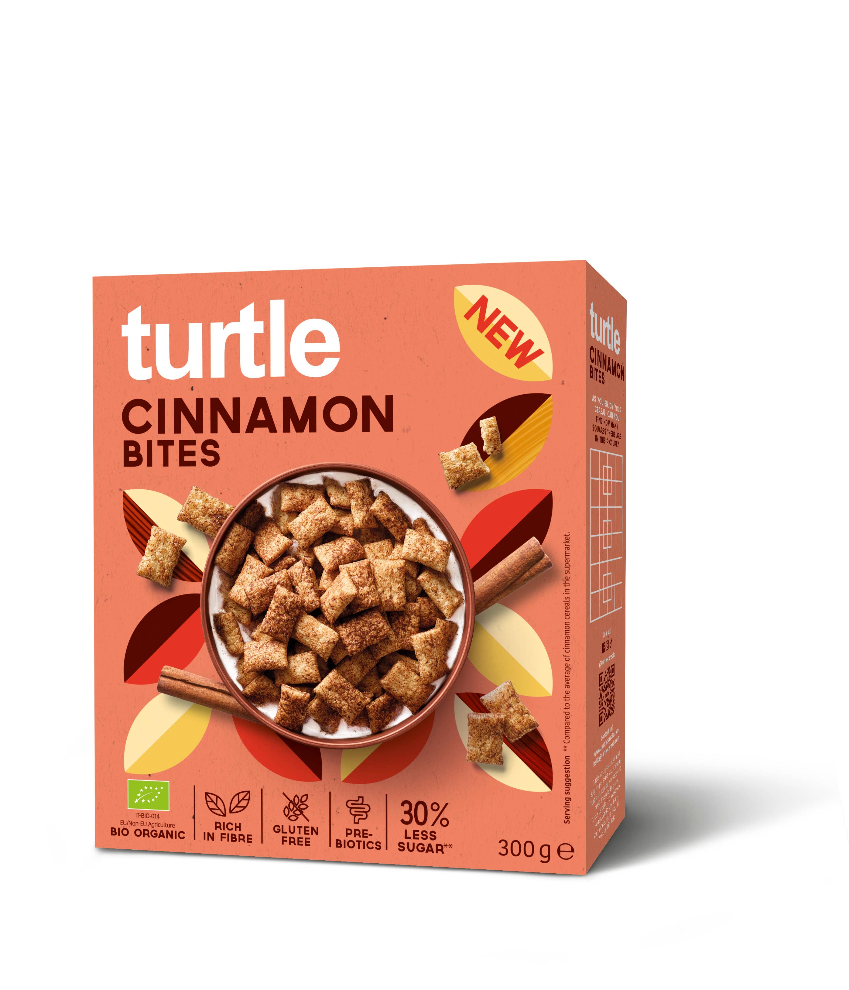 Turtle - Better Breakfast - Wholesale Breakfast Cereal - Cinnamon bites