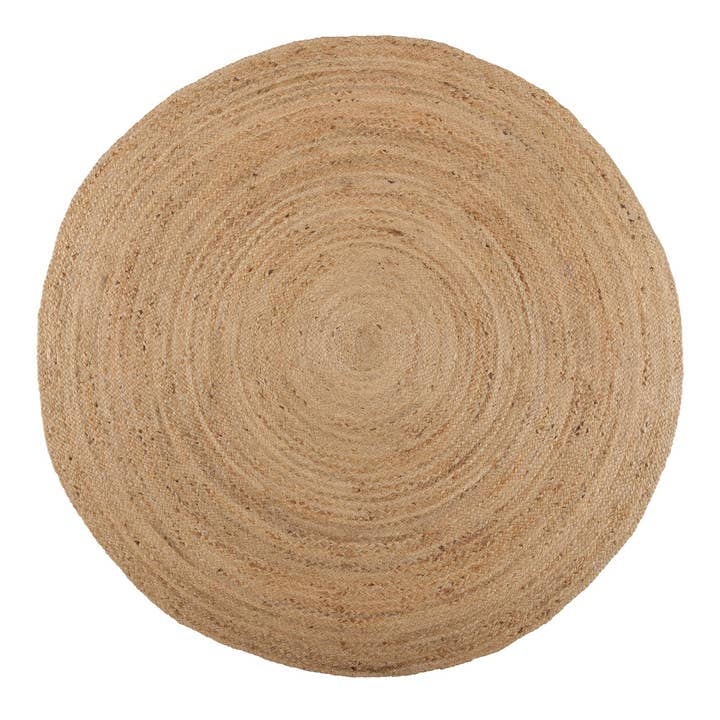 · REDEARTH · Round Area Rug 5 Feet Braided Natural Jute Rug for wholesale on Faire
