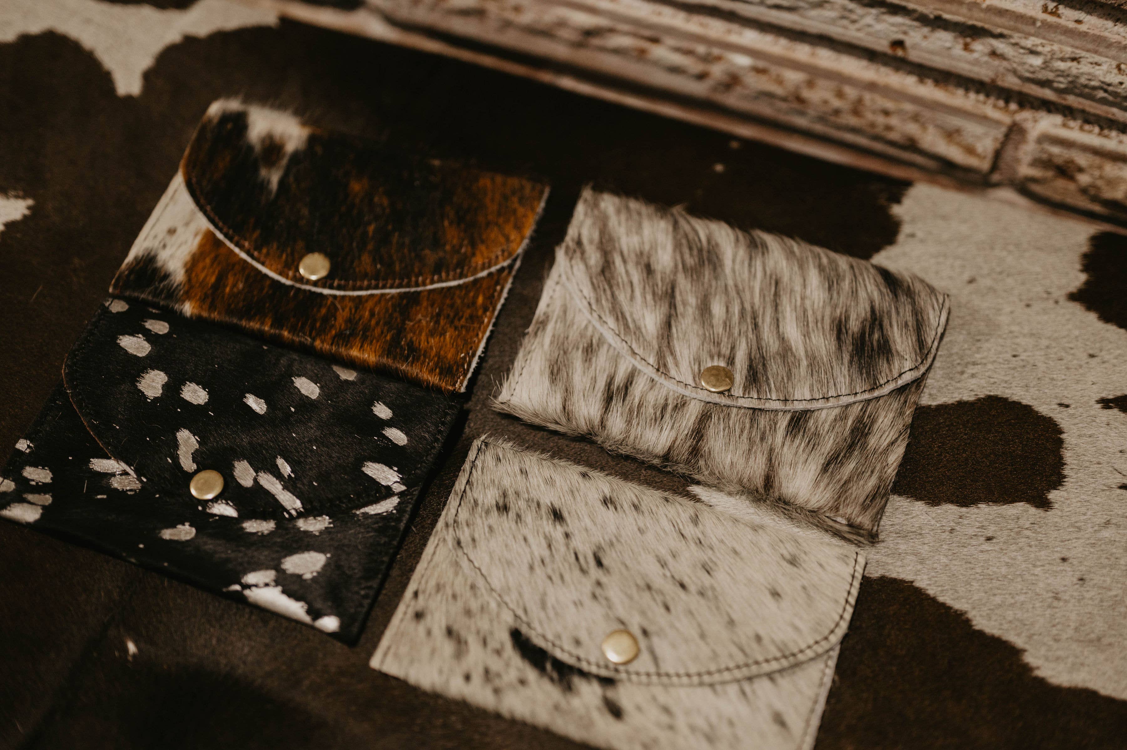 FRINGE & LUXE - Wholesale Pouch - Women's - Cowhide and leather business card holder1