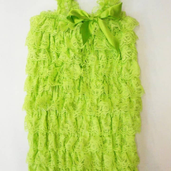 Lime Lace Romper for wholesale by Wenchoice