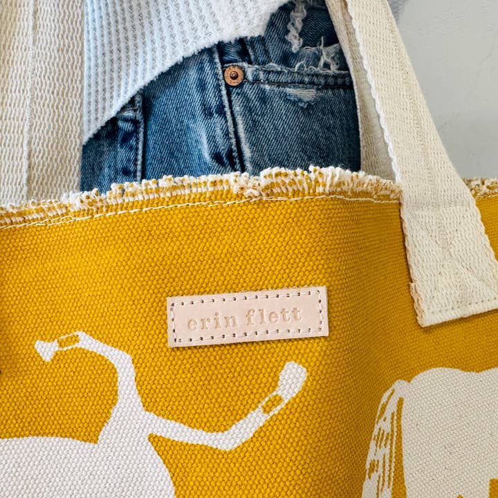 Yellow Meghan Tote – Lorton Trot for wholesale on Faire