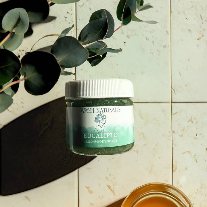 Eukalyptus-Körperpeeling - Saubere Inhaltsstoffe für den Großhandel von Wash Naturals