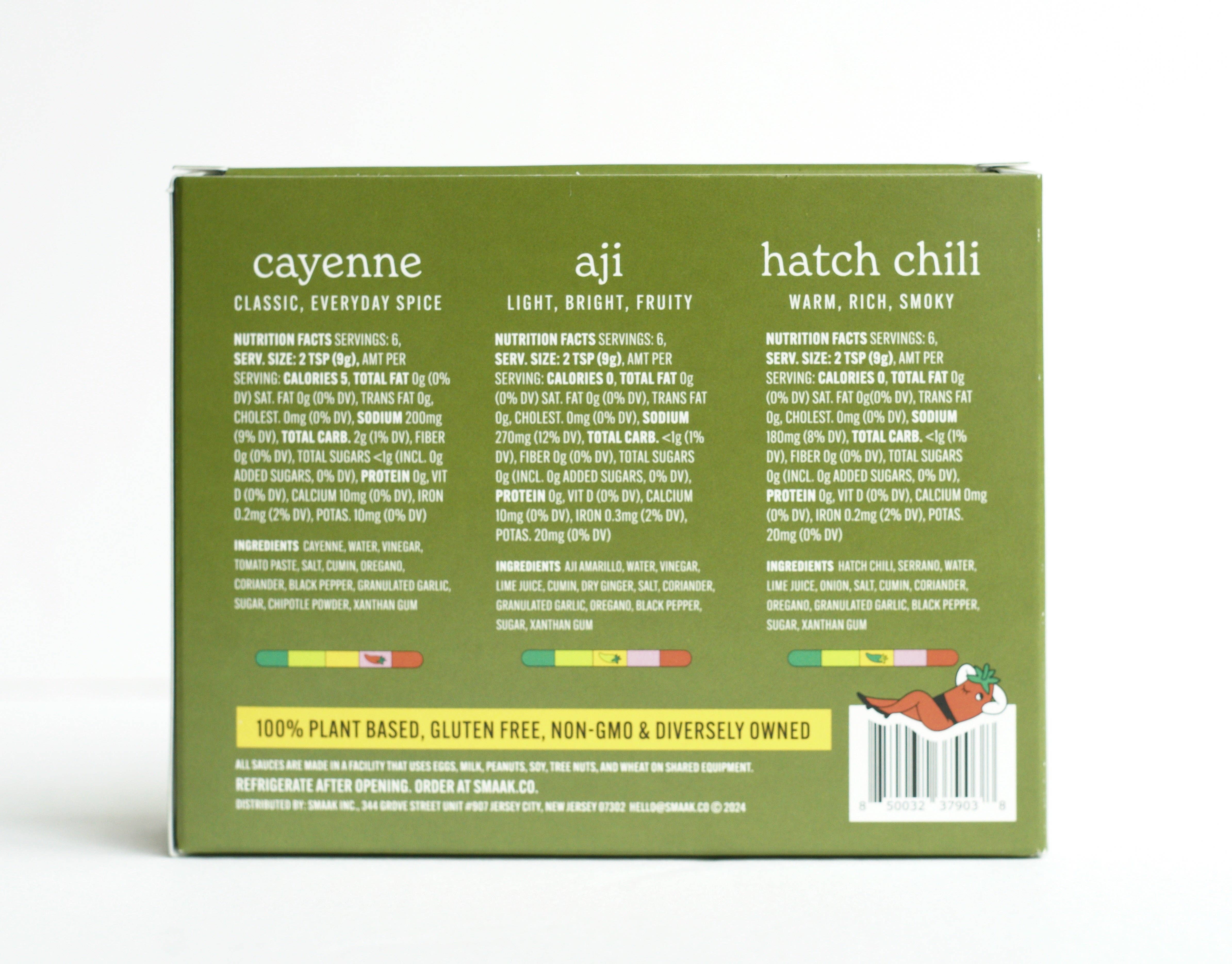 Smaak - Wholesale Hot Sauce - Smaak Minis Six Pack2