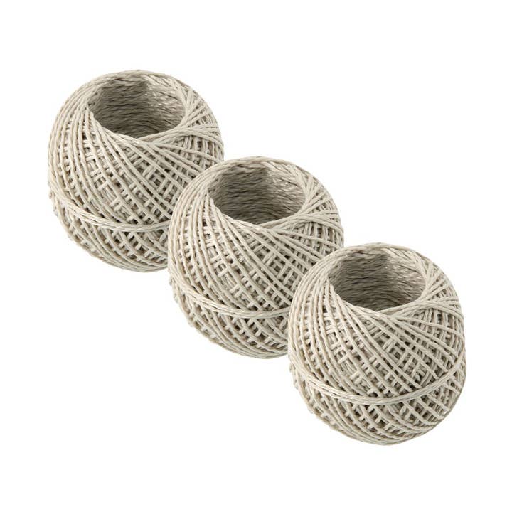 Pakke med 3 ruller à 50 m Tecno linned snor for engroshandel hos Fackelmann