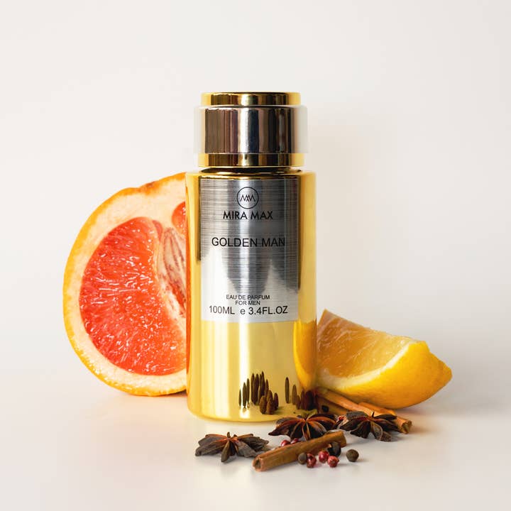 MIRA 24HOURS PERFUME GOLDEN MAN FOR MEN EDP 3.4 OZ for wholesale by Daspar