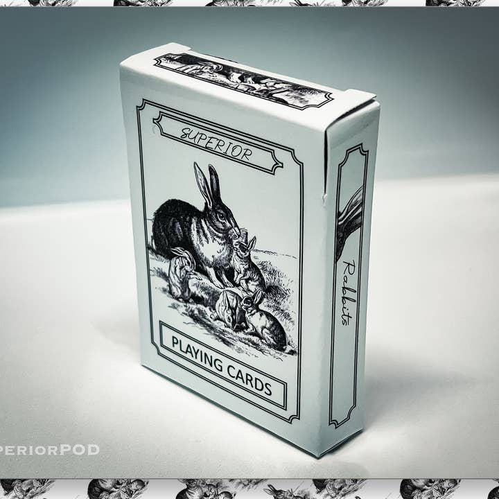 Superior Print on Demand - Wholesale Playing Cards - RABBITS Playing Cards, Bunny Card Deck, Easter Cards0