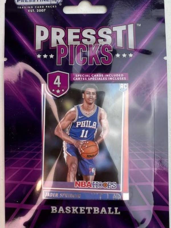 Basketball byttekort 4 stk. PRESSTI PICKS pakke for engroshandel hos Wildwood Enterprises LLC