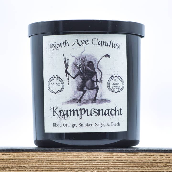 North Ave Candles - Wholesale Jar/Filled Candle - Holiday Candle / Krampus / Gothic Decor / Curiosity Shop