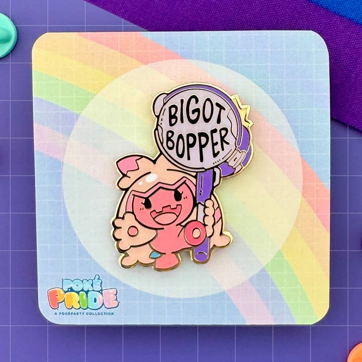 Tinkaton PokéPRIDE Pin for wholesale by HeyyoJojo
