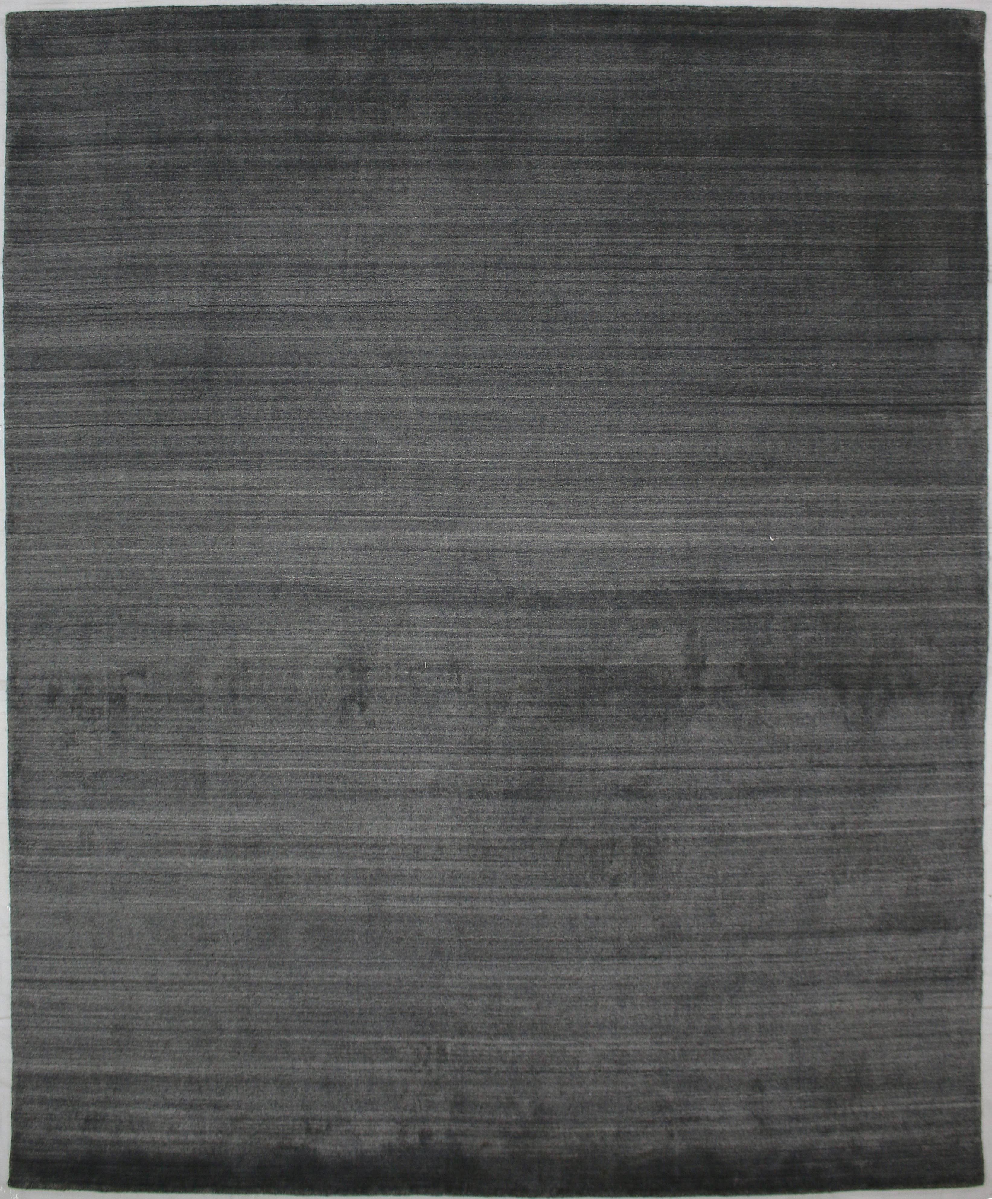 ExpoBazaar - Wholesale Area Rug - Area Rug | Charcoal Wool & Bamboo Silk Handloom Rug2
