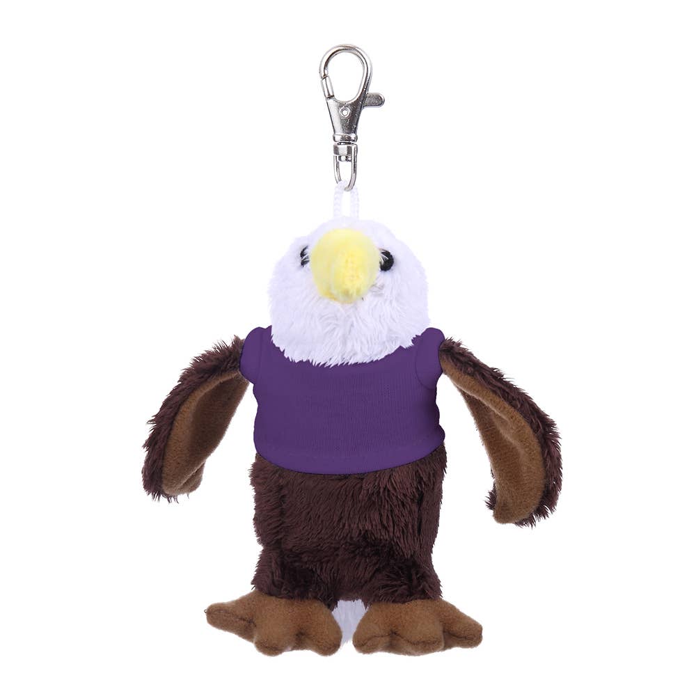 Plushland - Vendita all'ingrosso Portachiavi - Unisex - Portachiavi da 4" - Aquila con camicia personalizzata9