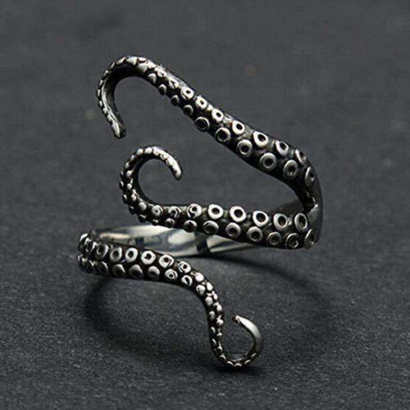 As Photo Octopus Tentacles Design Chic Ring for wholesale on Faire0