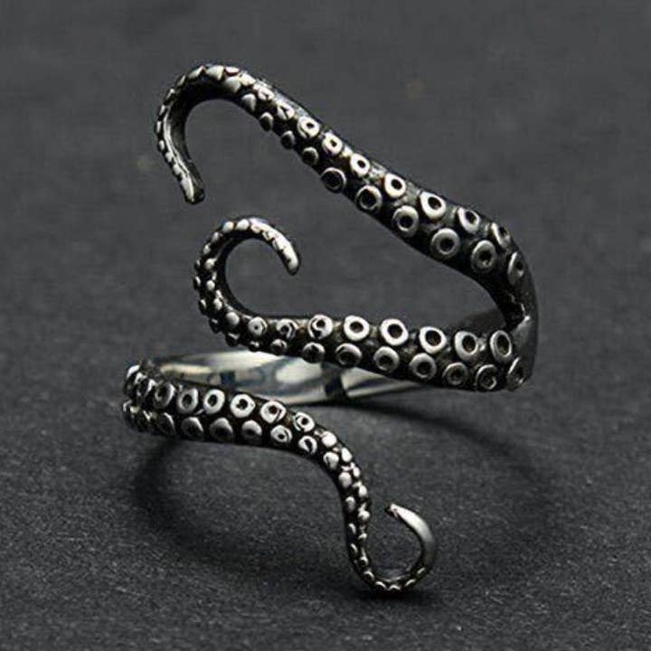 As Photo Octopus Tentacles Design Chic Ring for wholesale on Faire0