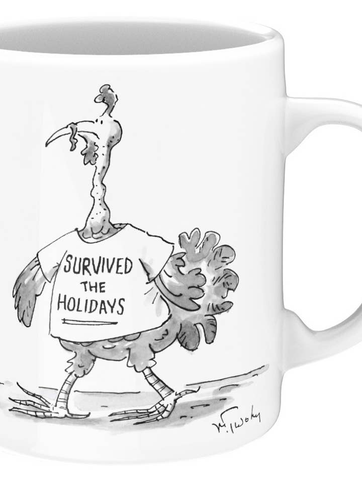 Holiday Survival Mug - 15oz Mug for wholesale by New York Puzzle Company