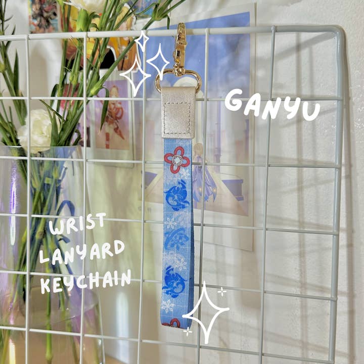 Ganyu Handgelenk-Schlüsselanhänger aus Leder - Genshin Impact Serie für den Großhandel von Studio Ayu