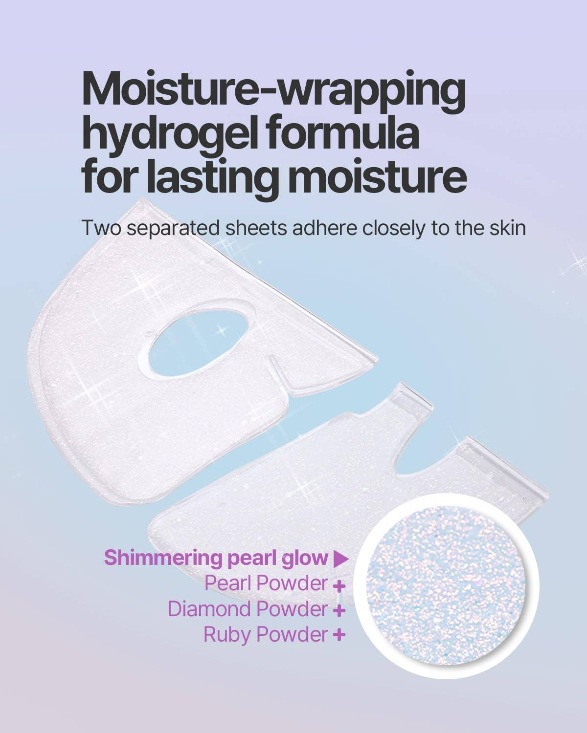 Best Beauty Group - Vente Masque pour le visage - PETITFEE Aura Quartz Masque en Feuille Hydrogel Visage Cristal Rose3