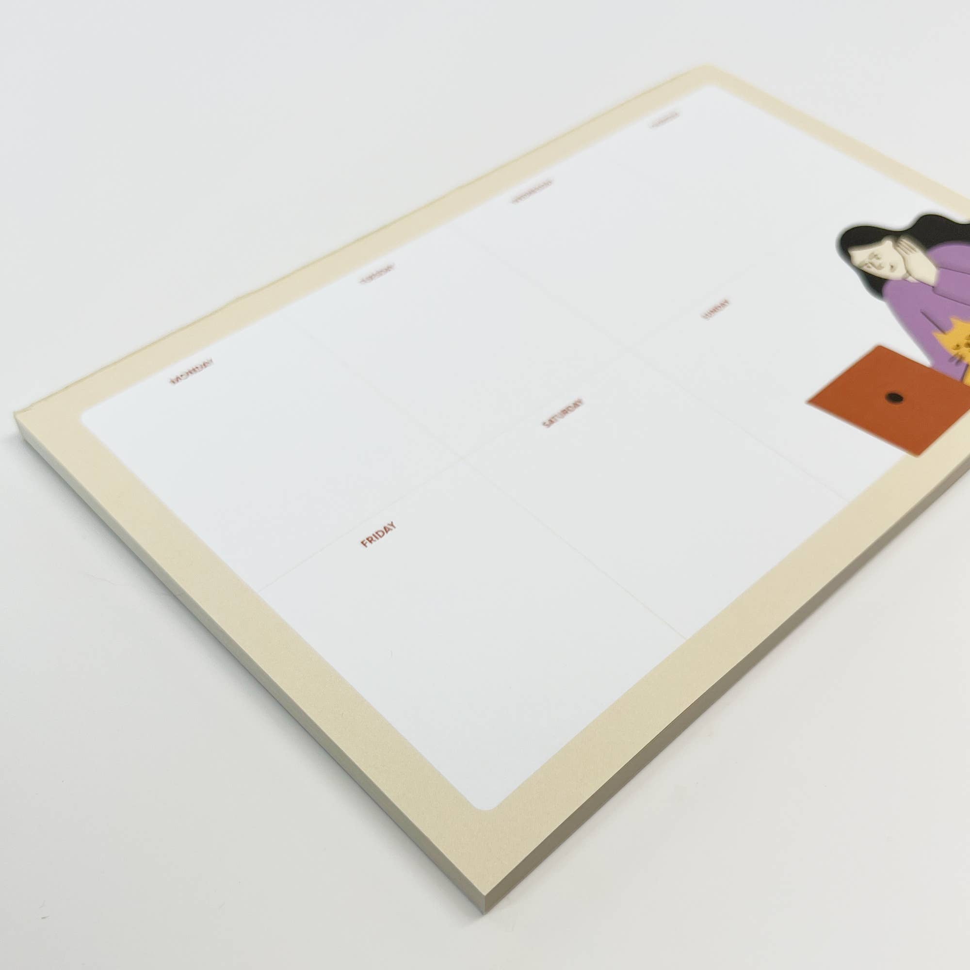 Sungy Side Up - Wholesale Planner - Weekly Planner Notepad – Work From Home with Cat3