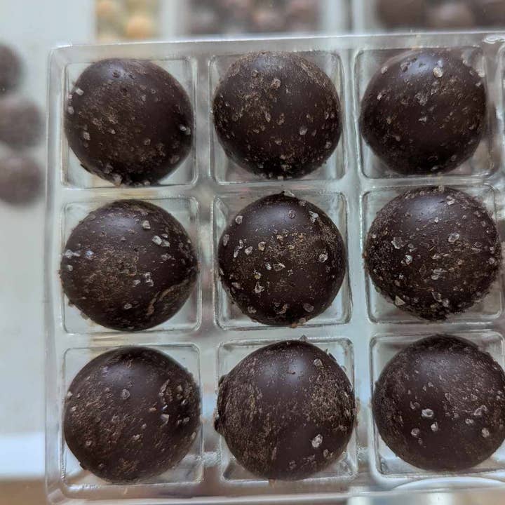 Chocolate Truffles - Sea Salt Caramel for wholesale by Color Me Chocolate