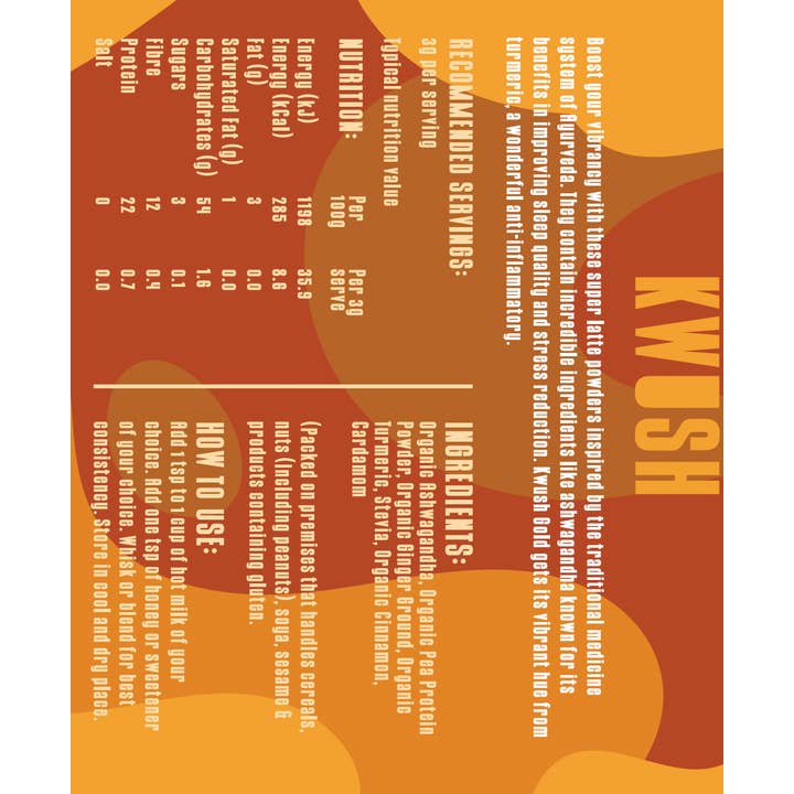 Kwush – wholesale Powdered health drink – Kwush Gold Super Latte4