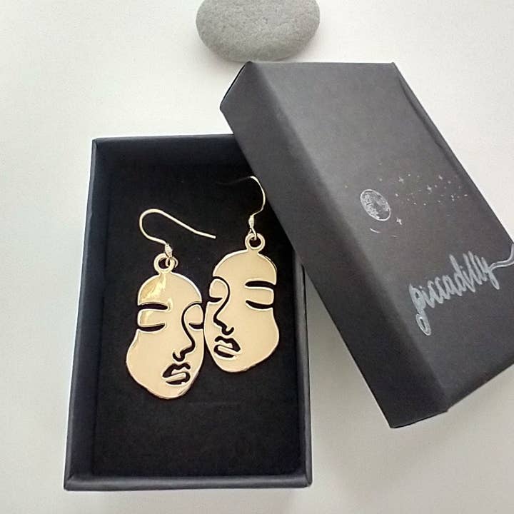 Piccadilly Pendants - Vendita all'ingrosso Orecchini pendenti - Orecchini silhouette viso