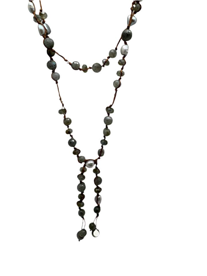 Carola lariat - labradoriet voor wholesale door In2 design